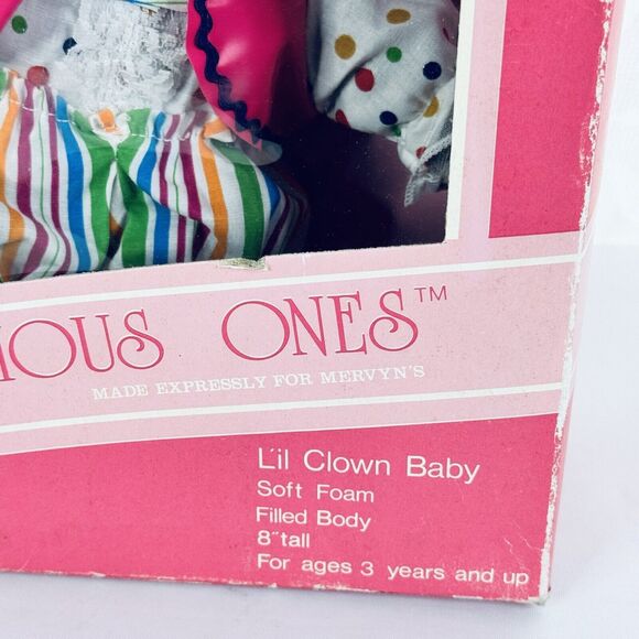 5 for $25| Mervyns Precious Ones AA Lil Clown Baby Doll 8 Inch Soft Body Filled - Picture 4 of 6